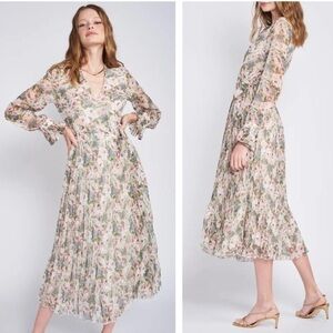 NWT En Saison Fleur Midi Dress Large